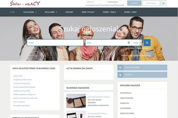 Serwis ogłoszeniowy Świat i Polacy