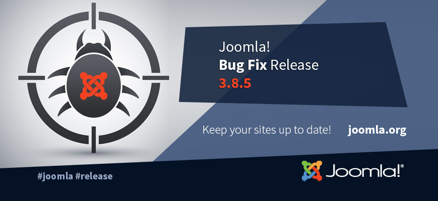 Joomla 3.8.5 wersja naprawiająca błędów Joomla 3.8.5